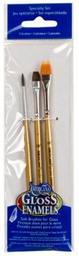 [CLDABK12] Americana Glass Art Brush Set Speciality