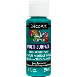 [CLDADCAM15-2OZ] Deep Turquoise Crafters Multi-Surface 2-Oz.