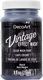 [CLDADCW01-8OZ] Black Vintage Effect Wash 8oz