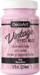 [CLDADCW04-8OZ] Pink Decoart Vintage Effect Wash 8oz