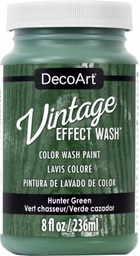 [CLDADCW11-8OZ] Hunter Green Decoart Vintage Effect Wash 8oz