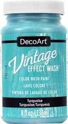 [CLDADCW12-8OZ] Turquoise Vintage Effect Wash