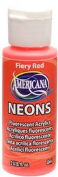 [CLDA-DHS4-2OZ] Fiery Red Americana Neon 2Oz.