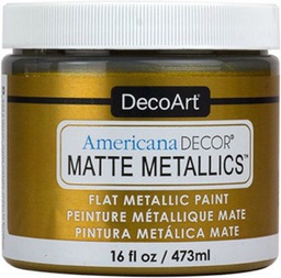 [CLDADMMT03-16OZ] Vintage Brass Matte Metallics