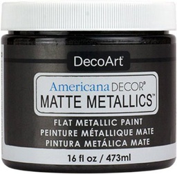 [CLDADMMT06-16OZ] Charcoal Matte Metallics 16oz
