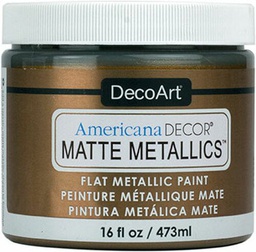 [CLDADMMT09-16OZ] Aged Bronze Matte Metallics 16oz