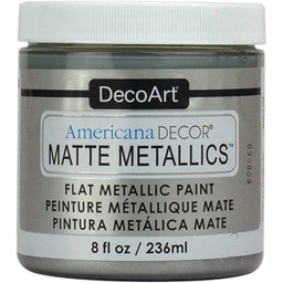 [CLDADMMT14-8OZ] Silver Matte Metallics