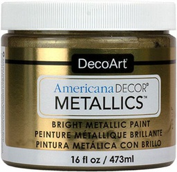 [CLDADMTL02-16OZ] Champagne Gold DecoArt Decor Metallics 16oz