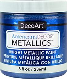 [CLDADMTL18-8OZ] Sapphire DecoArt Decor Metallics 8oz