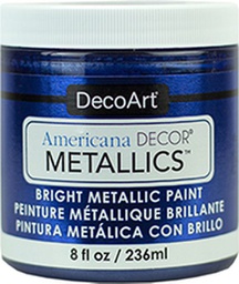 [CLDADMTL19-8OZ] Deep Sapphire DecoArt Decor Metallics 8oz