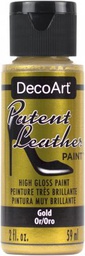 [CLDADPL11-2OZ] Gold Patent Leather