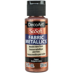 [CLDADSM34-2OZ] Copper 2oz Fabric Metallics Paint