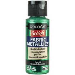 [CLDADSM41-2OZ] Emerald 2oz Fabric Metallics Paint
