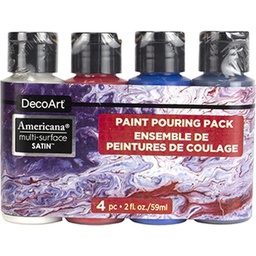 [CLDASK466] DecoArt Patriotic Pouring Paints