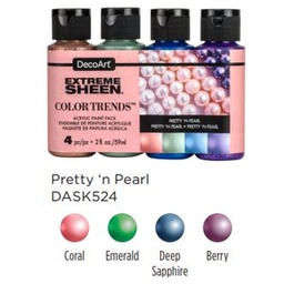 [CLDASK524] 4 Colour Extreme Sheen Pretty 'n Pearls