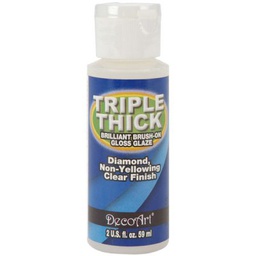 [CLDA-TG01-2OZ] Decoart Triple Thick Brsh Gloss Ct
