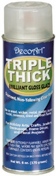 [CLDA-TG01-6OZ] Decoart Triple Thick Spray Gloss(UK MAINLAND BY COURIER ONLY)