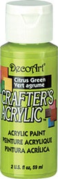 [CLDCA103-2OZ] Citrus Green Crafters Acrylic 2oz