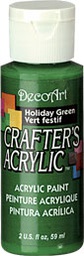 [CLDCA104-2OZ] Holiday Green Crafters Acrylic  2oz