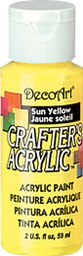 [CLDCA113-2OZ] Sun Yellow Crafters Acrylic 2oz