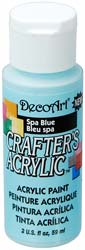 [CLDCA114-2OZ] Spa Blue Crafters Acrylic 2oz