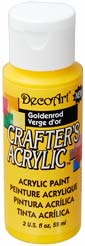 [CLDCA118-2OZ] Goldenrod Crafters Acrylic 2oz