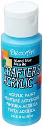 [CLDCA123-2OZ] Island Blue Crafters Acrylic 2oz