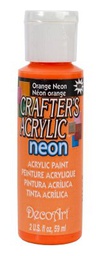 [CLDCA130-2OZ] Orange Neon Crafters Acrylic