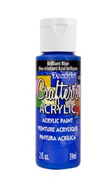 [CLDCA141-2OZ] Brilliant Blue Crafters Acrylic 2oz