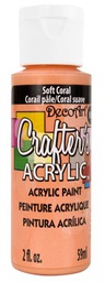 [CLDCA142-2OZ] Soft Coral Crafters Acrylic 2oz