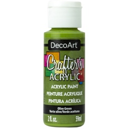 [CLDCA155-2OZ] Olive Green Crafters Acrylic 2oz