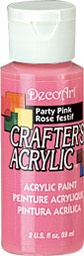[CLDCA98-2OZ] Party Pink Crafters Acrylic  2oz