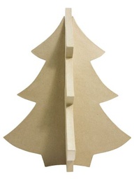 [CLDPNO017] 3D 4 facing Christmas tree