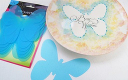 [CLMA7401MD] Butterfly Silhouette - pack of