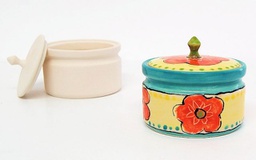 [CLMC379] Small pot/jar with lid (carton of 8)