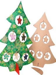 [CLP1079] Flat Collapsible Christmas tree x 6
