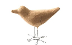 [CLP1110] Bird with wire feet Pack of 6
