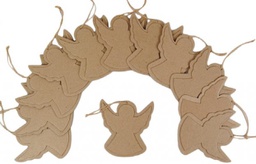 [CLP1131] Flat ornament Angel 2 party Pack of 12