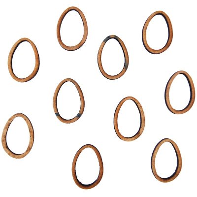 Pronty Crafts - MDF Number 0 - 2.8cm (10pk)