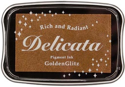 [DE-000-191] Delicata Ink Pad Golden Glitz