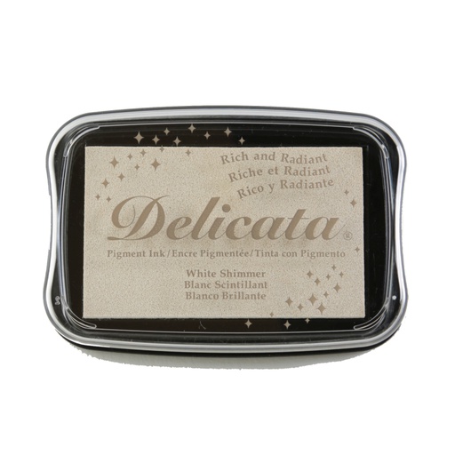Delicata Ink Pad - White Shimmer