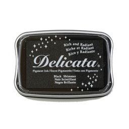 [DE-000-382] Delicata Ink Pad Black Shimmer