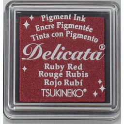 [DE-SML-325] Ruby Red Delicata Ink Pad Small