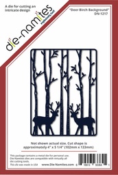 [DN-1217] Deer Birch Background
