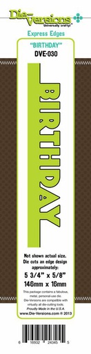 Express Edges - Birthday