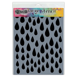 [DYS52302] Stencil Raindrops