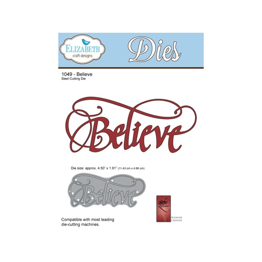 Elizabeth Craft Designs - A Way With Words: Believe (Large) Die