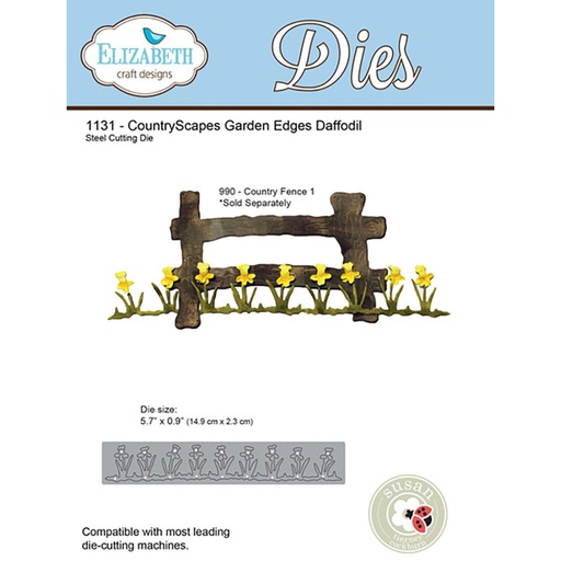 Elizabeth Craft Designs - CountryScapes Garden Edges Daffodil Die