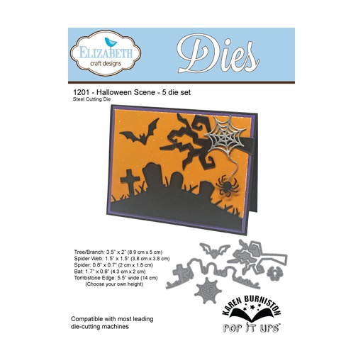 Elizabeth Craft Designs - Halloween Scene Die Set - POP IT UPS