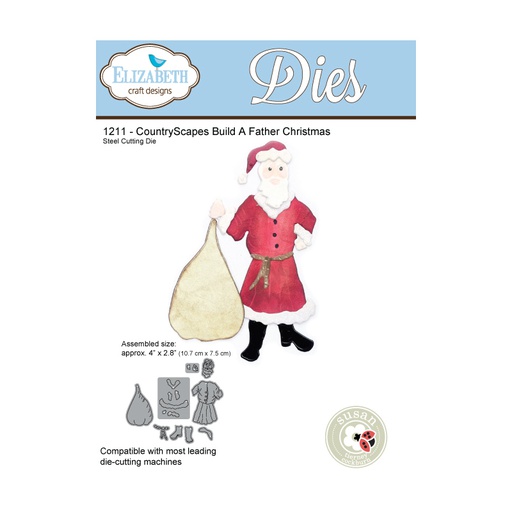 Elizabeth Craft Designs - CountryScapes Build A Father Christmas Die Set